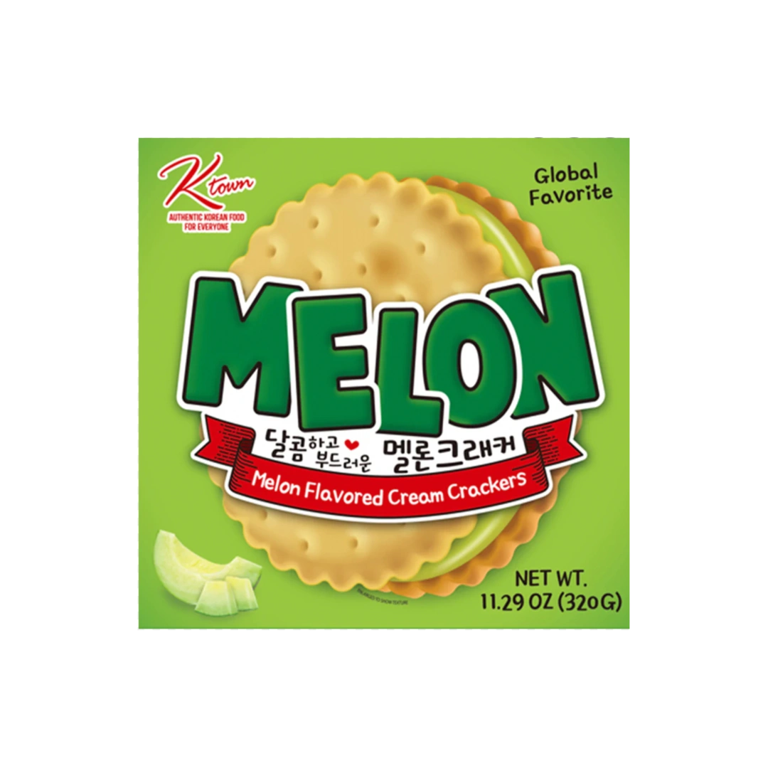 KTOWN Melon Flavored Cream Crackers 11.29oz (320g) 24pc